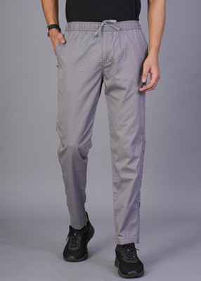 Cargo Sports Solid Men Grey Track Pants