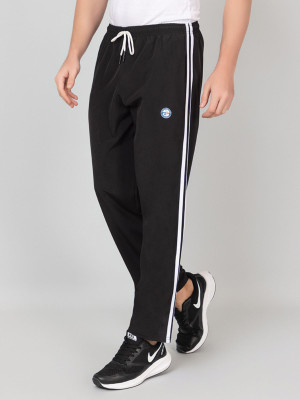 Pyro Spirit Self Design Men Black Track Pants