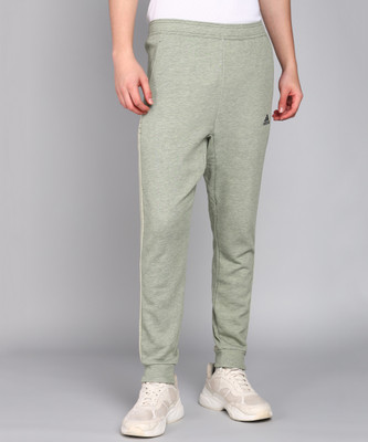 ADIDAS Solid Men Green Track Pants