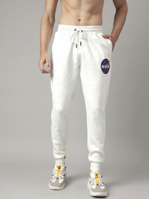 Free Authority Printed Men White Track Pants