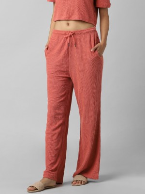 ONLY Solid Women Pink Track Pants