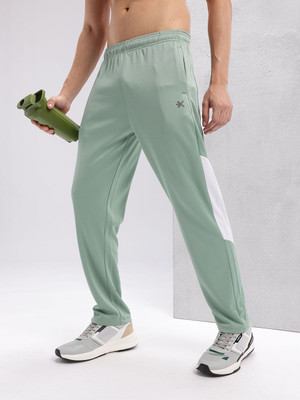 HRX by Hrithik Roshan Solid Men Green Track Pants