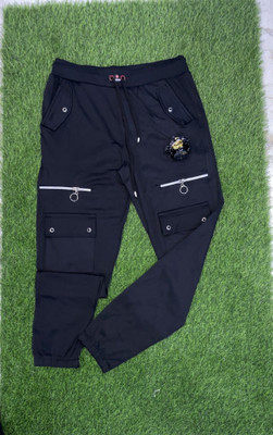 JAKCOM Printed Men Black Track Pants