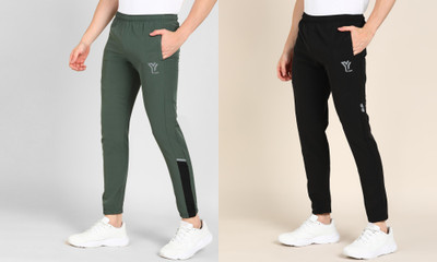 YUNEK Solid Men Multicolor Track Pants