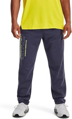 UNDER ARMOUR Solid Men Grey Track Pants