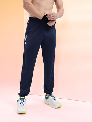 HRX by Hrithik Roshan Washed Men Blue Track Pants