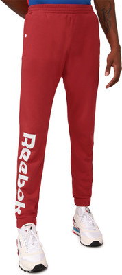 REEBOK Printed Men Red Track Pants