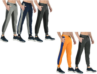 KAVYA Solid Men Multicolor Track Pants