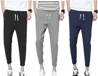 Reya Solid Men Multicolor Track Pants