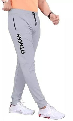 DESI NIT Solid Men Grey Track Pants