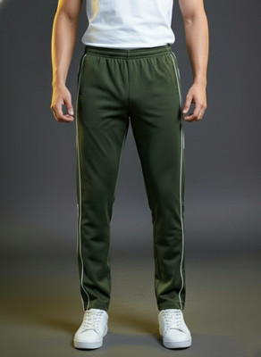 GAUTAM SPORTS Solid Men Black Track Pants