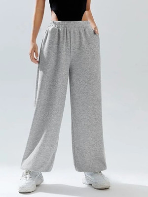 PROGENY Solid Women Grey Track Pants