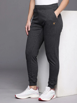 HRX by Hrithik Roshan Printed Women Grey Track Pants