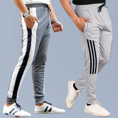 CLOWZED Striped Men Multicolor Track Pants
