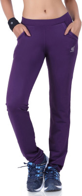 Laasa Sports Solid Women Purple Track Pants