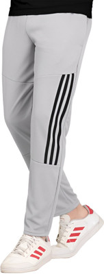 ICEPERA Striped Men Grey Track Pants