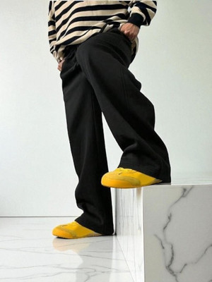 VALWICK Solid Men & Women Black Track Pants