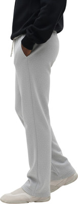 Dockstreet Striped Men Grey Track Pants