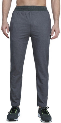 Texfro Solid Men Grey Track Pants