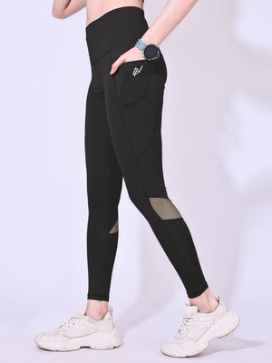 NEXSUS APPARELS Solid Women Black Track Pants