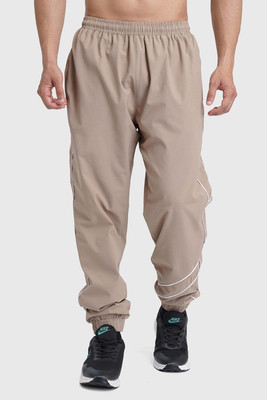 FuaarK Solid Men Beige Track Pants