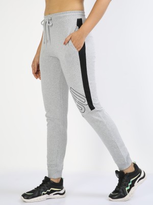 ARDEUR Printed Women Grey Track Pants