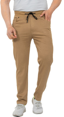 GEE 5 Solid Men Beige Track Pants