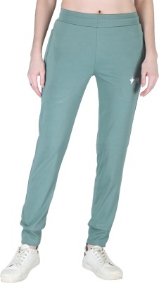 STAR THE VISION Solid Men Light Green Track Pants