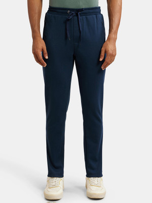 JOCKEY AM44 Super Combed Cotton Rich Solid Men Blue Track Pants