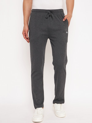 DUKE Solid Men Grey Track Pants