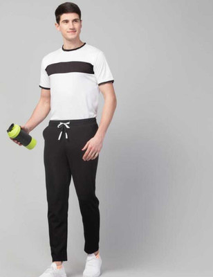 TAMANA ENTERPRISES Solid Men Black Track Pants