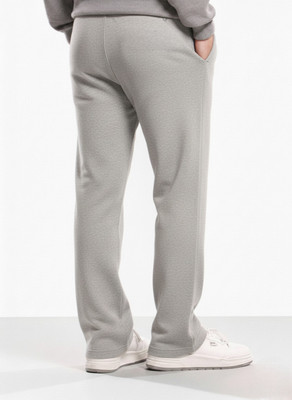 Dockstreet Self Design Men Grey Track Pants