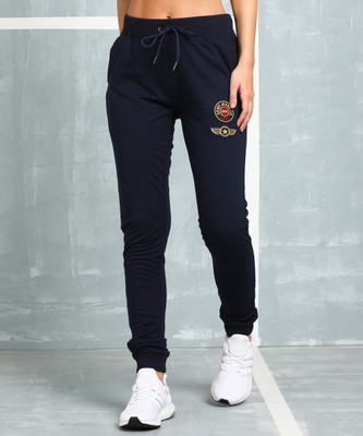 M7 By Metronaut Embellished Women Blue Track Pants