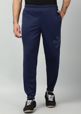 HRX by Hrithik Roshan Graphic Print Men Dark Blue Track Pants
