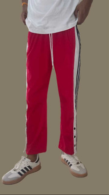 Bunka fashion Washed Men White Track Pants