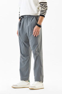 Snitch Solid Men Grey Track Pants