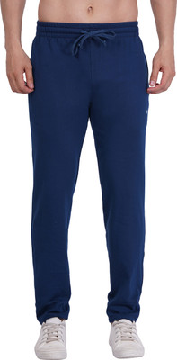 UniPearl Solid Men Black Track Pants