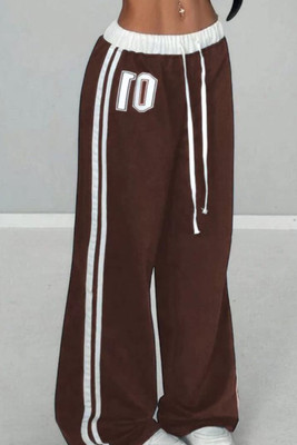 zazbi Solid Women Brown Track Pants