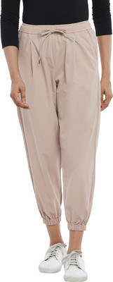 Honey By Pantaloons Solid Women Beige Track Pants