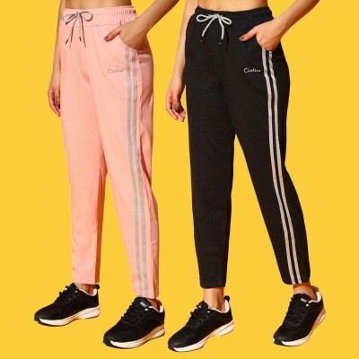 Clothmaster Striped Women Multicolor Track Pants