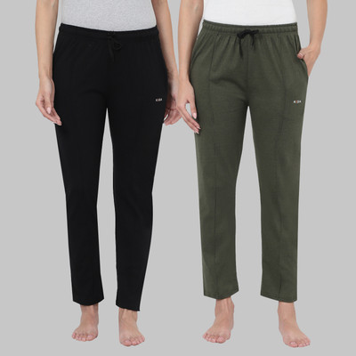Priyansh Enterprises Solid Women Blue, Green Track Pants