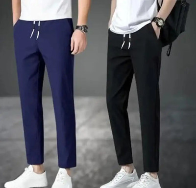 EnStore Solid, Printed Men Multicolor Track Pants