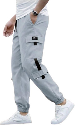HouseOfCommon Colorblock Men Grey Track Pants