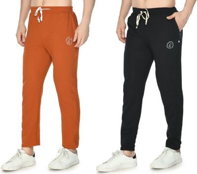 UTKARSH CREATION Printed Men Orange, Black Track Pants