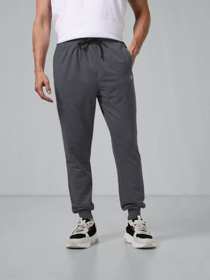 Mountain Colours Solid Men Grey Track Pants