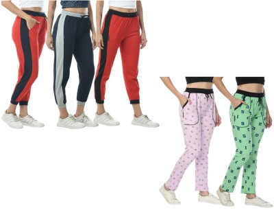 IndiWeaves Printed Women Multicolor Track Pants