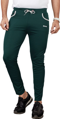 DEVICE OF HOVID FASHION Solid Men Green Track Pants