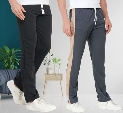 IRHA Striped Men Multicolor Track Pants