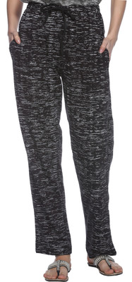 Weboasis Printed Women Black Track Pants