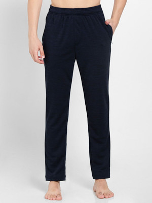 JOCKEY Solid Men Dark Blue Track Pants